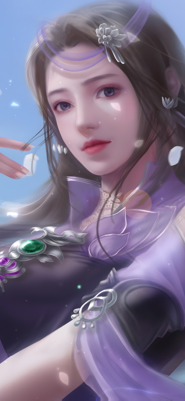 唯美清纯古风美女