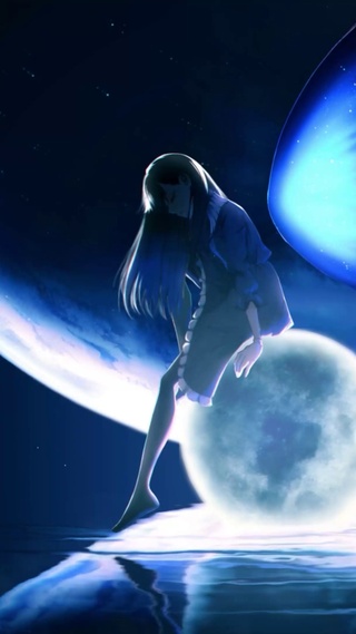 月下少女