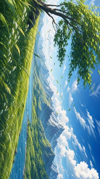绿色自然风景