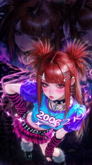 Y2K风格少女