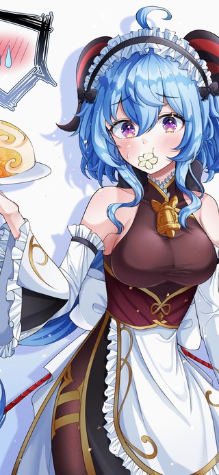 4K唯美女仆甘雨