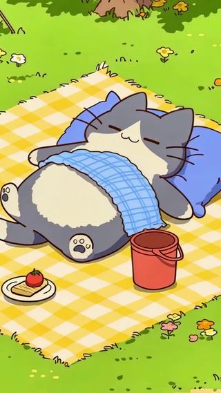 猫猫的春日午觉时间