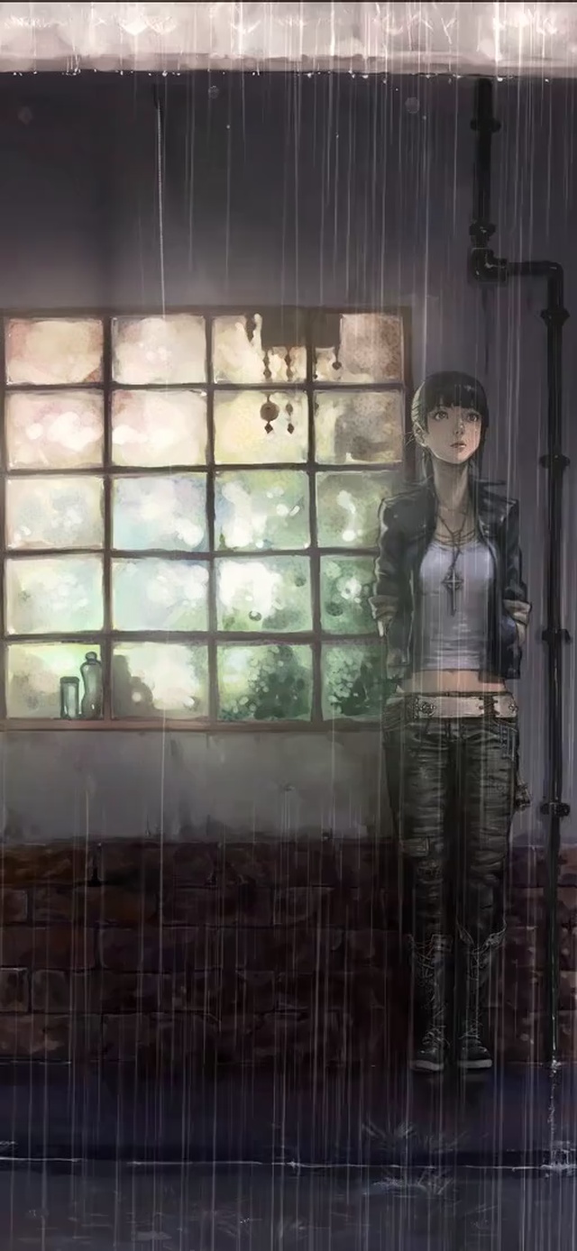 雨中等待~（带真实时间、日历）