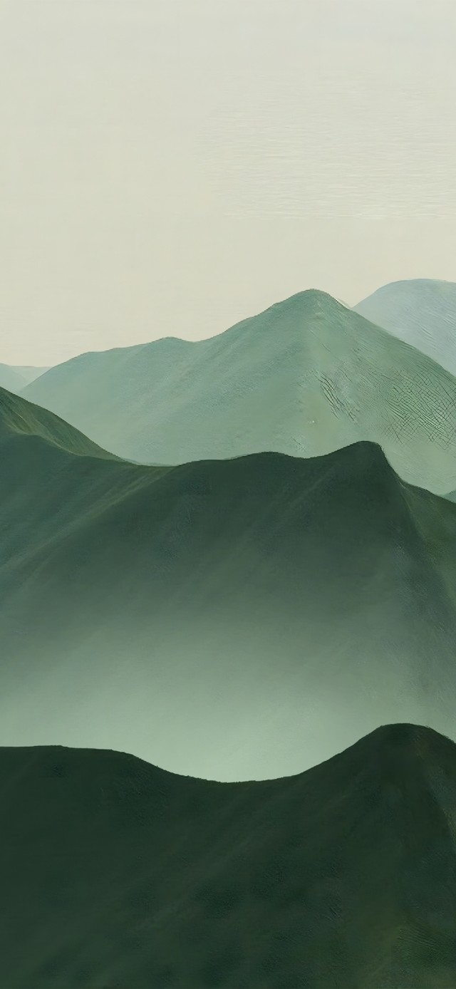 极简护眼治愈 雾隐山