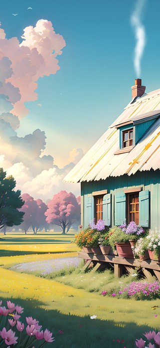 治愈唯美阳光小屋