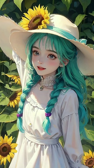 可爱阳光女孩