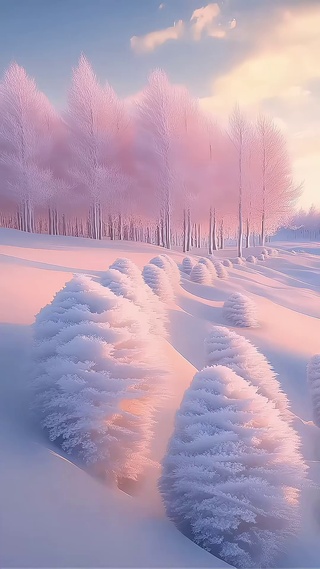 浪漫雪景