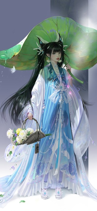 清明古风少女