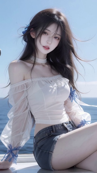 窗台女孩