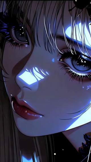 暗夜蓝蝶少女