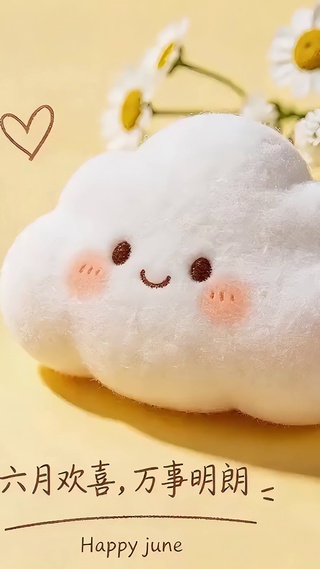 6月万事明朗的软萌云朵
