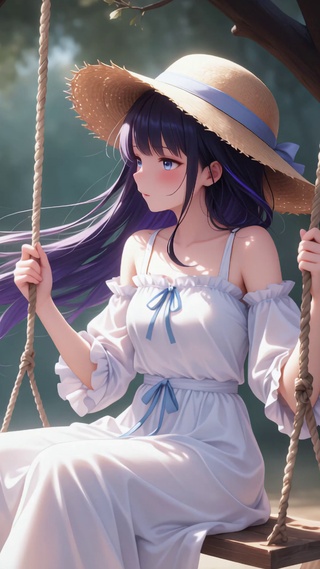 花下少女