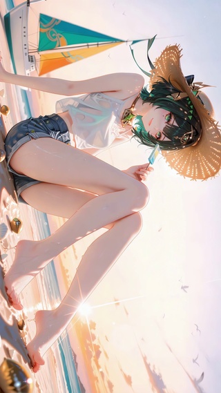 阳光沙滩美少女-奈芙尔