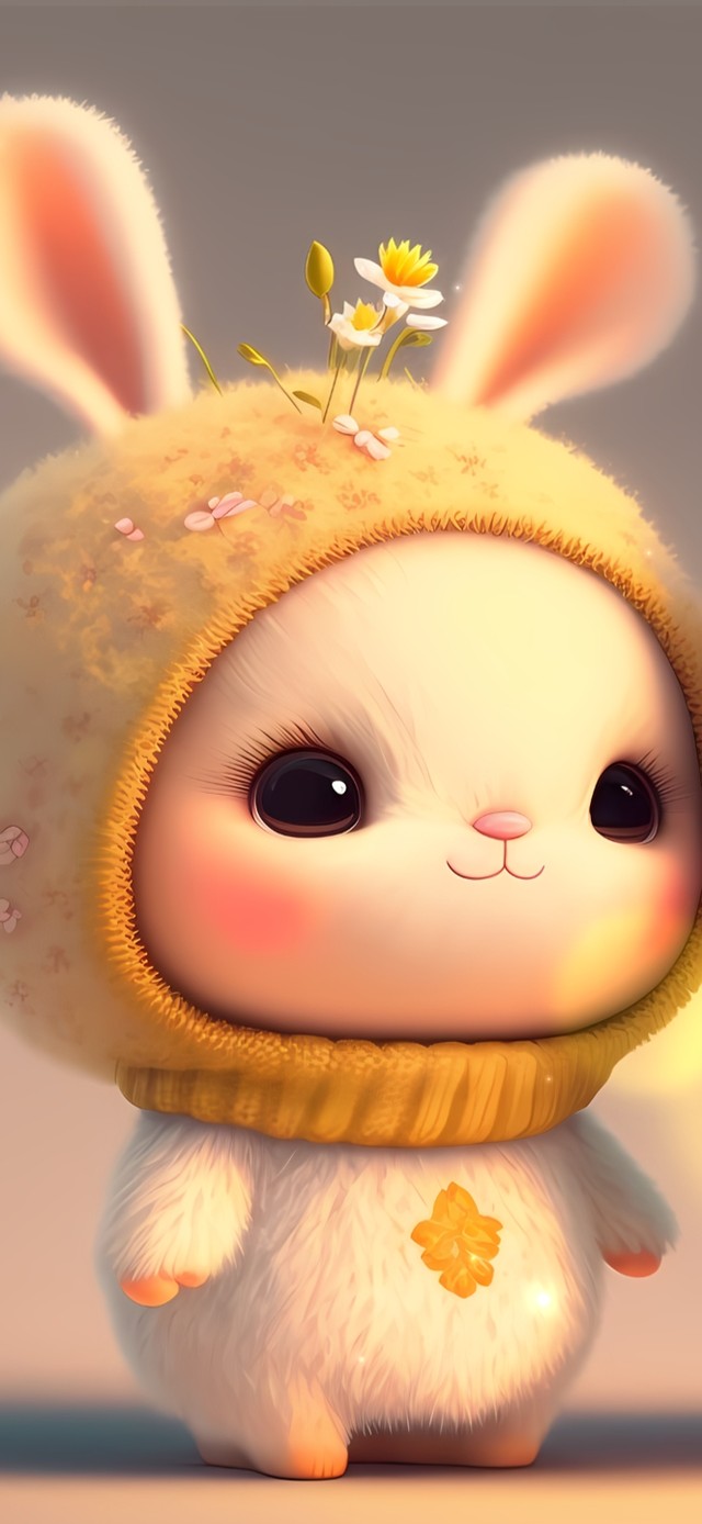 可爱兔兔两小只