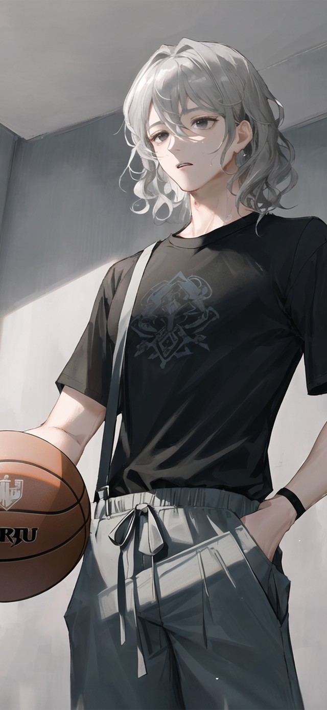 白发篮球少年