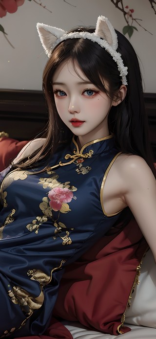 民国旗袍少女