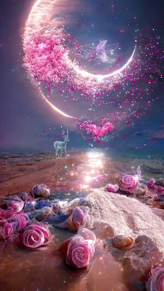 流星逐月