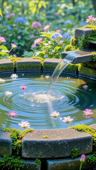 林间治愈夏日小池