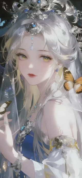 二次元氛围感美女