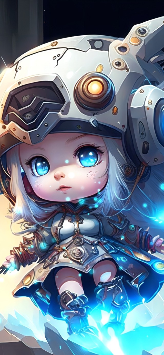 萌酷闪电机甲少女