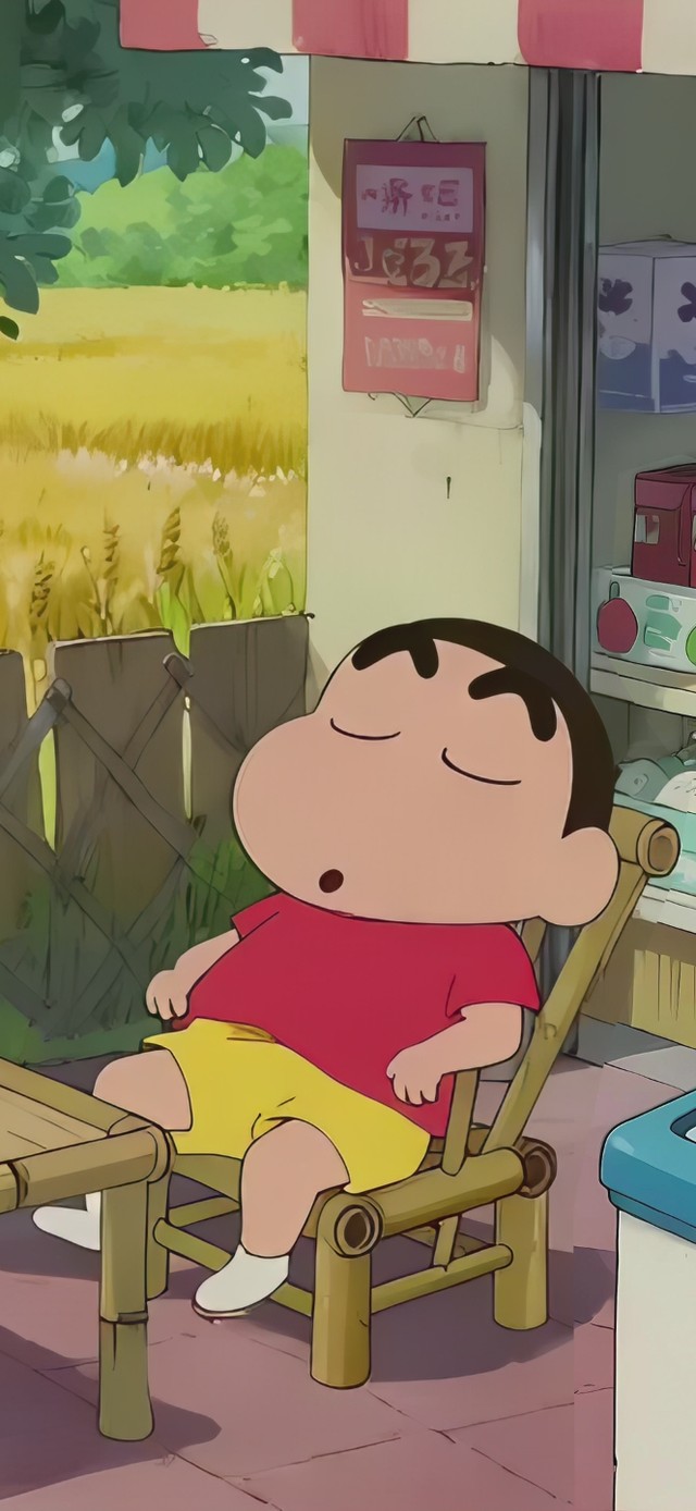 小卖部酣睡小新