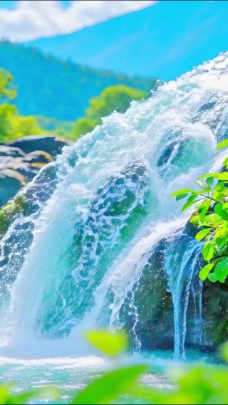 治愈山间小溪4K