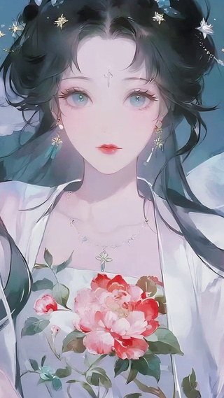 雪舞纱古风少女