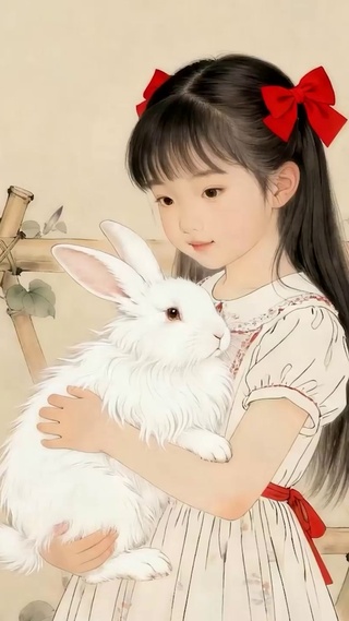 女孩与萌宠