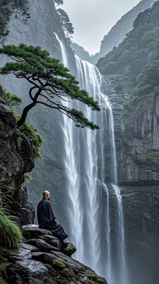 飞流直下三千尺