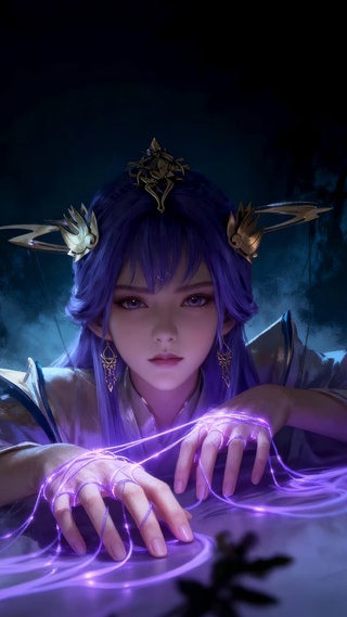 丝线控制·紫发魔女