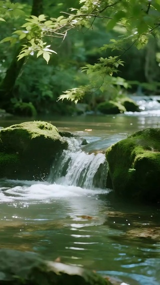 小溪流水