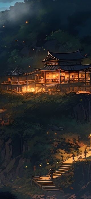 静谧夜晚