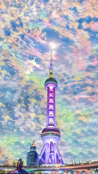 七彩祥云