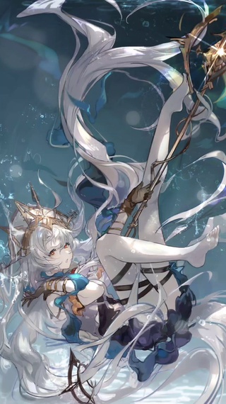 水中唯美少女