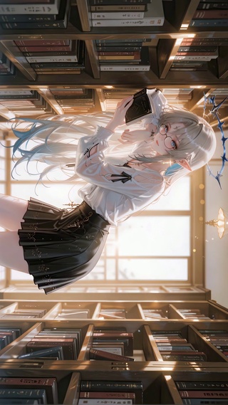 阳光满室的图书馆-芙露德莉斯