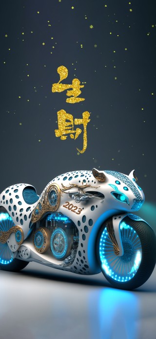 生财 暴富 摩托 4K