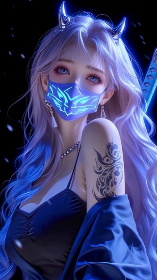 暗夜刺客粉毛少女