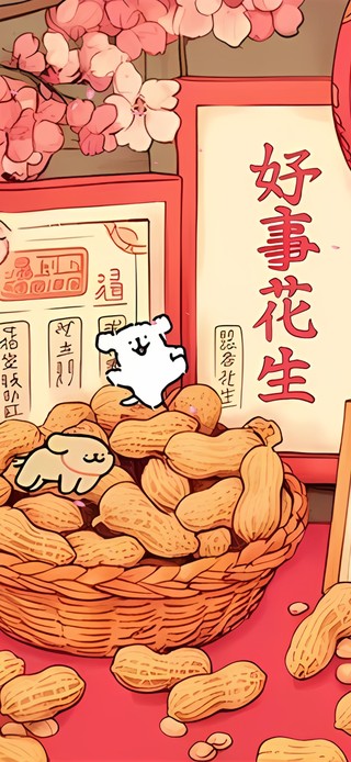 新年好事花生