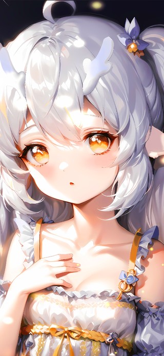 银发兽耳少女	