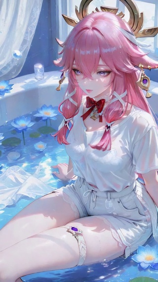蓝莲花浴缸八重神子