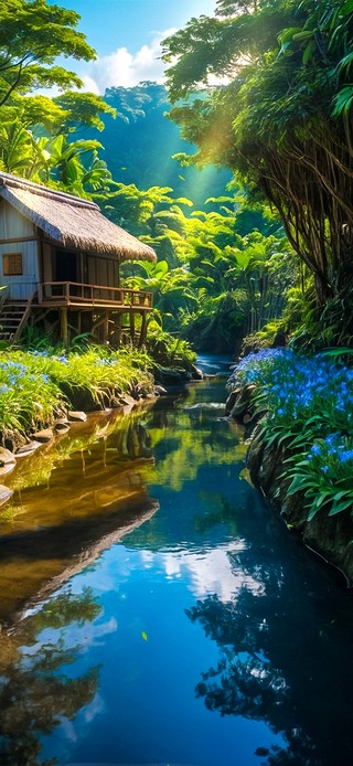 唯美山野风景