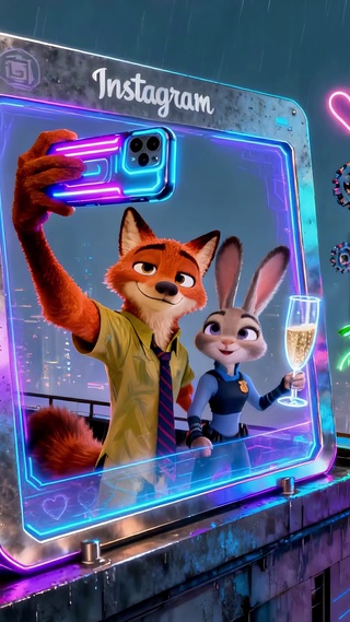 尼克朱迪的霓虹闲情