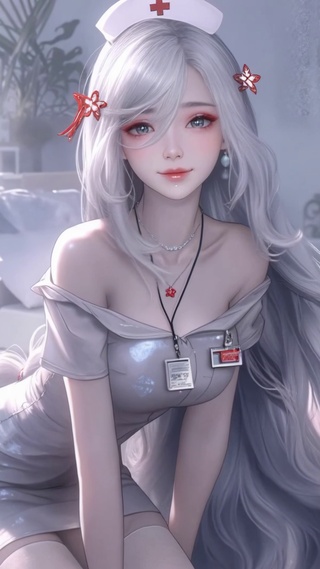 制服护士女孩
