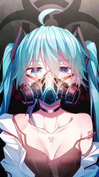 miku 防毒面具