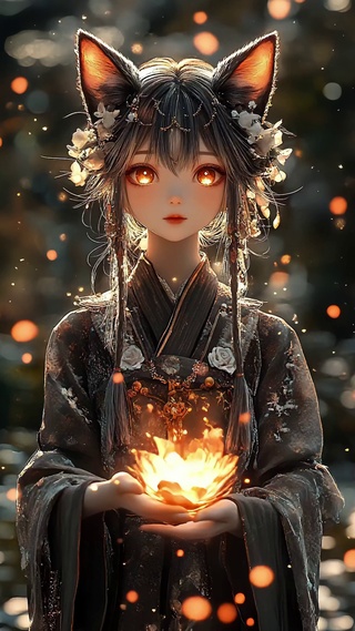 旋转花