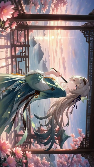 流萤丨高阁眺海丨