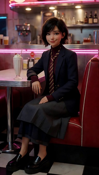 千禧甜酷少女