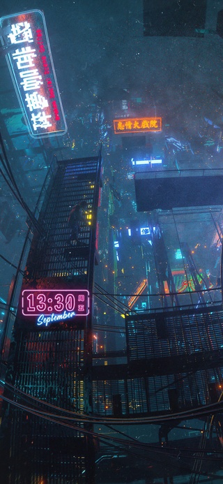 赛博街头