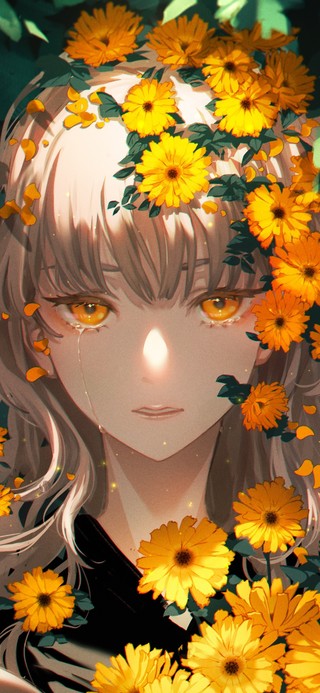 花丛少女