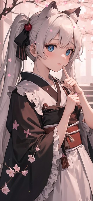 4K唯美清纯可爱猫耳少女